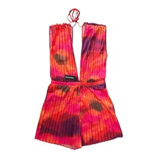 Plus Size Vibrant Romper PrettyLittleThing NWT